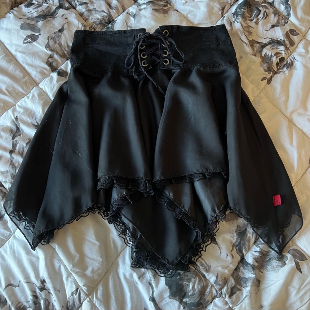 Tripp NYC corset waist mini skirt